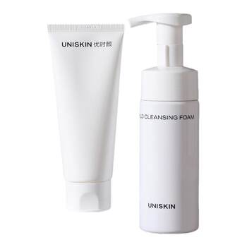 Uniskin facial cleanser women's cleanser makeup remover 2-in-1 amino acid foam mousse soothing balance uniskin