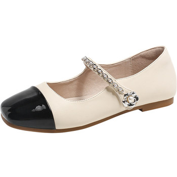 Dadong mary jane women's shoes color block small leather shoes