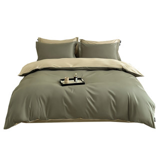 高级感a类全棉纯棉被套单件100S贡缎长绒棉单人被罩150x200x230cm