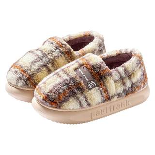 大嘴猴女士棉拖鞋冬外穿毛毛情侣厚底柔软保暖棉拖室内家居月子鞋