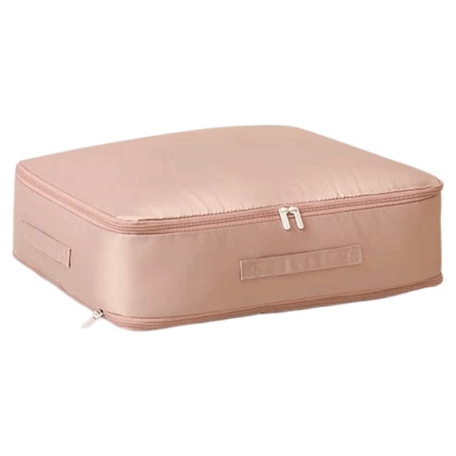 Compression storage bag of quilt made of tribute satin