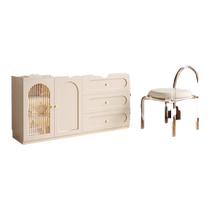 Aojing French cream style dressing table bedroom simple desk cupboard integrated dressing table small apartment dressing table