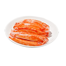 Lower Kitchen Pine Leaf Crab Willow Alaska Cod Fish Low Fat Light Hot Pot Crab Stick Sushi V Type Crab Taste Wicker 3 Bags