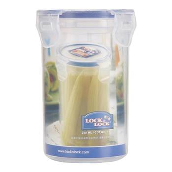 Lock round plastic bento box small food
