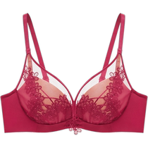 Maniform long triangle no wire sexy small breast push up bra womens comfortable lace underwear bra 20812302