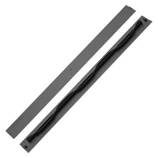 19英寸网络机柜卡扣免螺丝阻燃盲板塑料挡板黑色散热面板顶板服务器配件塑胶1U2U3U4U