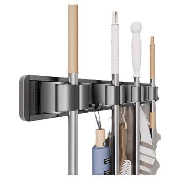 Mop wall clamp hook without hole punching