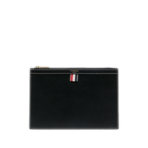 Customized hot stamping] THOM BROWNE calfskin clutch