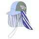 KK Tree Beach Sunscreen ຫມວກລອຍນ້ໍາ Brim Shawl ປະເພດ A