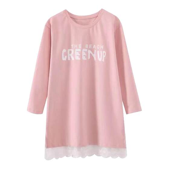 Maternity wear summer suit outer wear short-sleeved mid-length top
