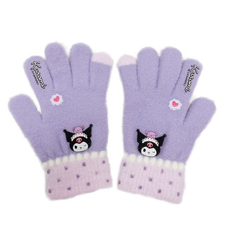 库洛米儿童手套秋冬加厚保暖男童女童宝宝五指套卡通库洛米分指套