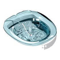 Toilet bidet female private parts washing butt artifact male hemorrhoids special pregnant women squatting fumigation bath medicine basin confinement basin