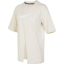 Nike summer new womens sports and leisure round neck breathable short-sleeved T-shirt FB8346-104