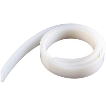 Silicone strip white high temperature resistant waterproof solid seal strip
