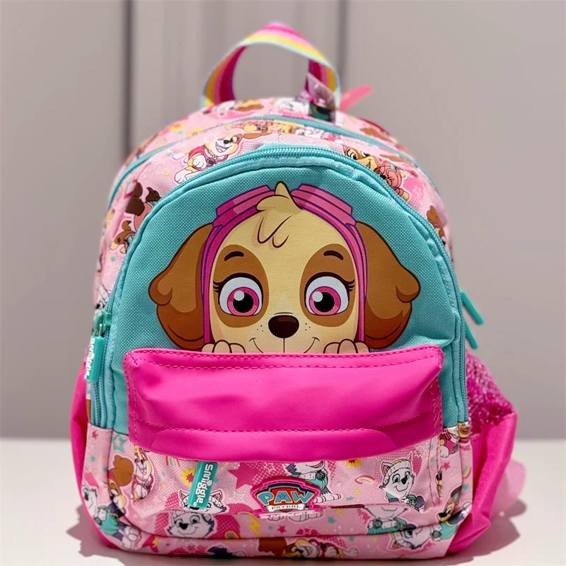 Fuchsia school bag for early age, universal backpack, storage system, 1-3-6 years