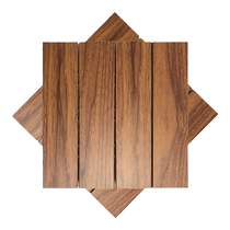 Luka ecological wood outdoor balcony floor self-laying DIY antiseptic wood plastic wood waterproof and sun protection renovation courtyard terrace