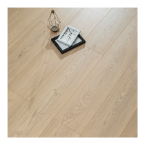 Anxin wear-resistant new three-layer solid wood floor cream log style E0ENF household environmentally friendly floor heating factory direct sales