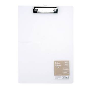 10 pieces a4 file clipboard transparent writing board hard plastic