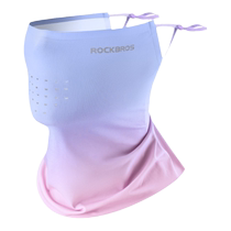 Locke Brothers sun protection mask ice silk scarf gradient color scarf anti-UV cycling face protection for men and women summer