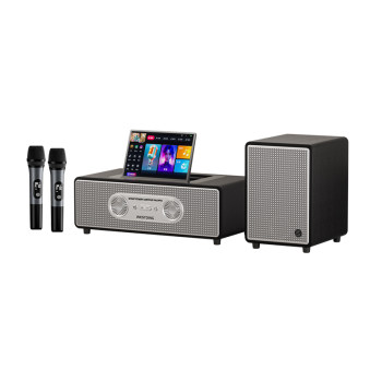 Built-in voice request system, u-segment rechargeable microphone