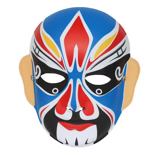 京剧脸谱面具儿童可佩戴幼儿园戏曲装饰戏剧说唱diy面谱川剧变脸