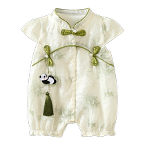 Baby clothes summer clothes newborn girl baby onesie princess full moon one hundred days super cute and cute summer thin style