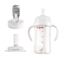 Suitable for pigeon direct drinking straw bottle accessories gravity ball nipple water cup lid conversion head wide diameter handle universal