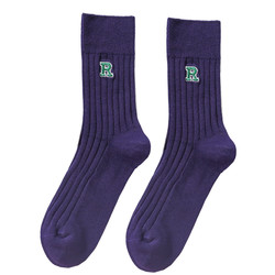 Puyu Clearance Autumn and Winter Pure Cotton Socks Men's Fashion Personalized Letter Embroidery Sports Style Versatile Mid-calf Socks