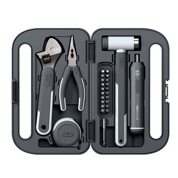 Electric screwdriver home repair set box