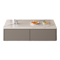 Slate TV cabinet floor-standing living room home small apartment TV cabinet light luxury high-end TV cabinet coffee table combination