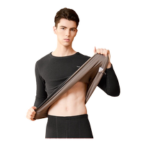 Catman Thermal Underwear Mens Thickened Velvet Derong Fever 2024 New Autumn and Winter Autumn Clothing and Autumn Pants Set for Men