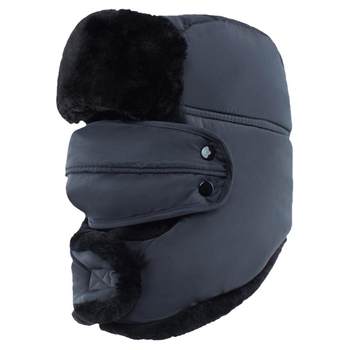 Men's velvet thickened large cotton hat outdoor lei feng hat