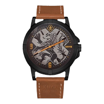 Dutch National Team Official Goods -- Dutch Lion Underprint Casual Fashion Brown Watch Fans Perimeter Gift