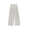 White cloud-like air-layer wide-leg pants for women 2026 spring and autumn high-waisted elastic straight-leg pants with drapey slimming casual pants