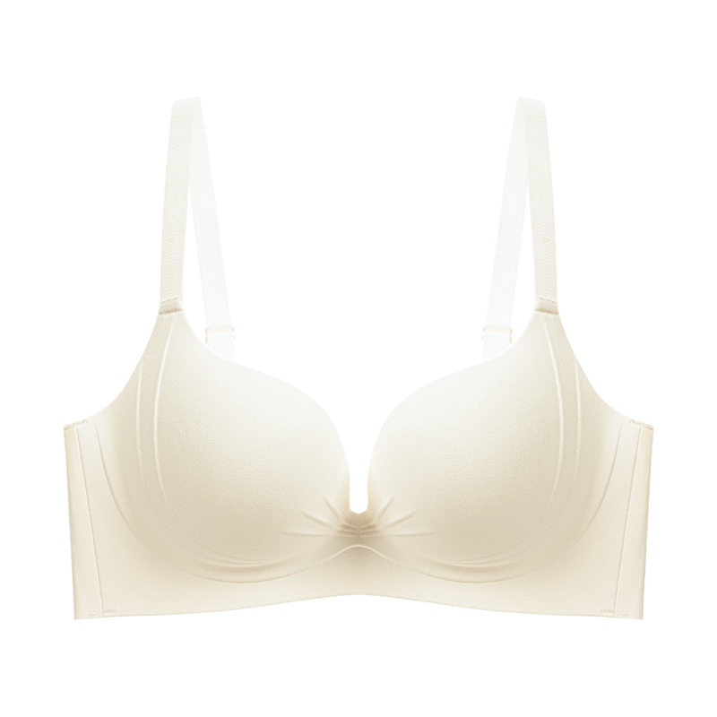 都市丽人内衣女小胸聚拢显大收副乳性感美背舒适无痕胸罩黑色文胸
