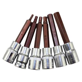 Pneumatic 1/2 pressure batch socket hexagonal wrench 12.5mm hexagonal screwdriver head socket