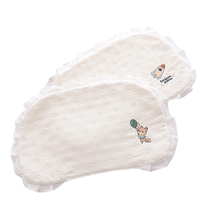 Newborn baby pillow baby flat pillow universal for all seasons 12 layers of pure cotton gauze sweat-absorbent and breathable newborn cloud pillow