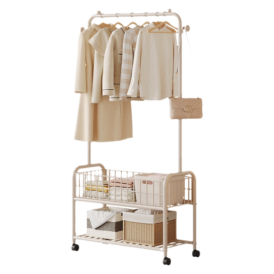 挂衣架落地卧室内宿舍衣帽架小型简易家用衣服收纳置物晾衣架移动