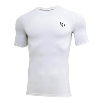 Ballho short-sleeved basketball training men's tight fitness clothing