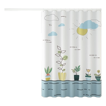 Bathroom waterproof curtain invisible shower curtain shower partition curtain bathroom curtain waterproof curtain bathroom toilet door curtain