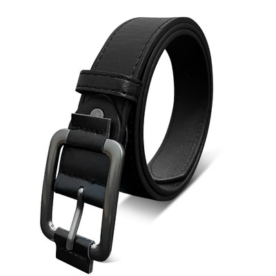 ins Hong Kong style cool belt male trend young students Korean version of the wild simple pants belt female Korean personality black