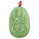 Send Xinjiang Hotan Calcite Jade South China Sea Guanyin Bodhisattva Jade Pendant Men's Guanyin Necklace Raw Stone Suet