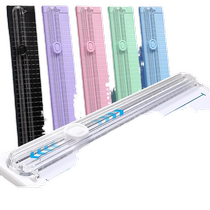 Two-way paper cutter paper cutter A4 multifunctional paper cutter small paper cutter manual paper cutter office manual cutter portable ruler paper cutter desktop paper cutting artifact
