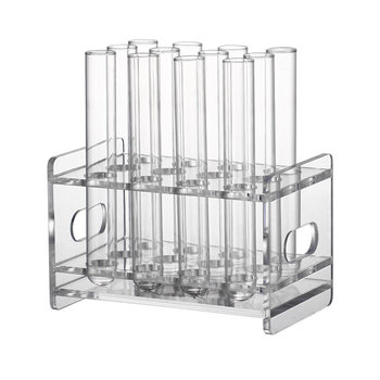 Acrylic glass test tube cup holder cocktail bar rack ktv nightclub test tube wine glass bucket wine set