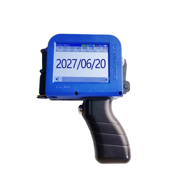 New handheld smart Mini inkjet printer. Coding machine to print production date. Fully automatic small bottle cap plastic bag can bottom concave and convex surface inkjet printer artifact.