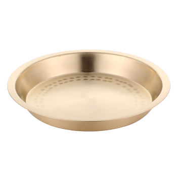 Thickened pure copper copper tray brass steamed chicken tray
