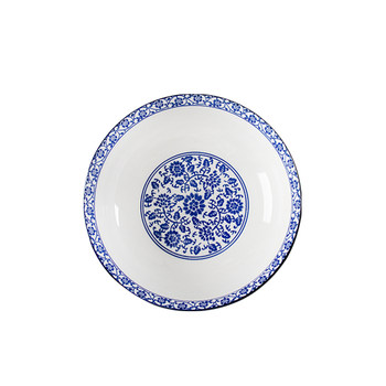 Retro blue and white porcelain bowl household soup bowl 2026 new tableware restaurant special noodle bowl boiled pickled fish large bowl
