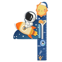 Cartoon 3D height wall sticker for home childrens room baby height sticker removable measuring ruler artifact