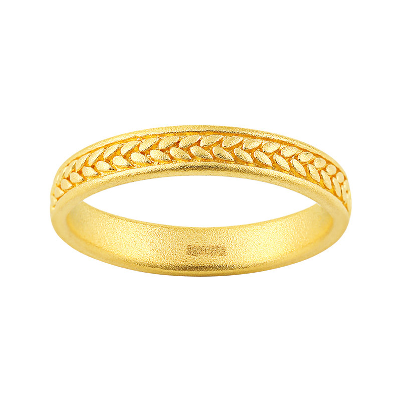 Pelikan jewelry ancient gold fringe peace ring