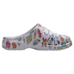 ເກີບຜ່າຕັດສໍາລັບແມ່ຍິງ, ເກີບແຕະຫ້ອງປະຕິບັດການທາງດ້ານການແພດ, ຫ້ອງການດູແລ breathable ໂຮງຫມໍ non-slip Baotou hole work slippers